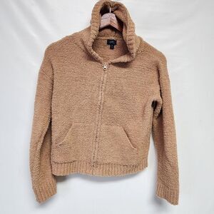 Daytrip‎ Buckle YOUTH Size XL Fuzzy Zip Front Hooded Jacket Sweater Hoodie